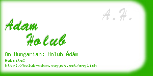 adam holub business card